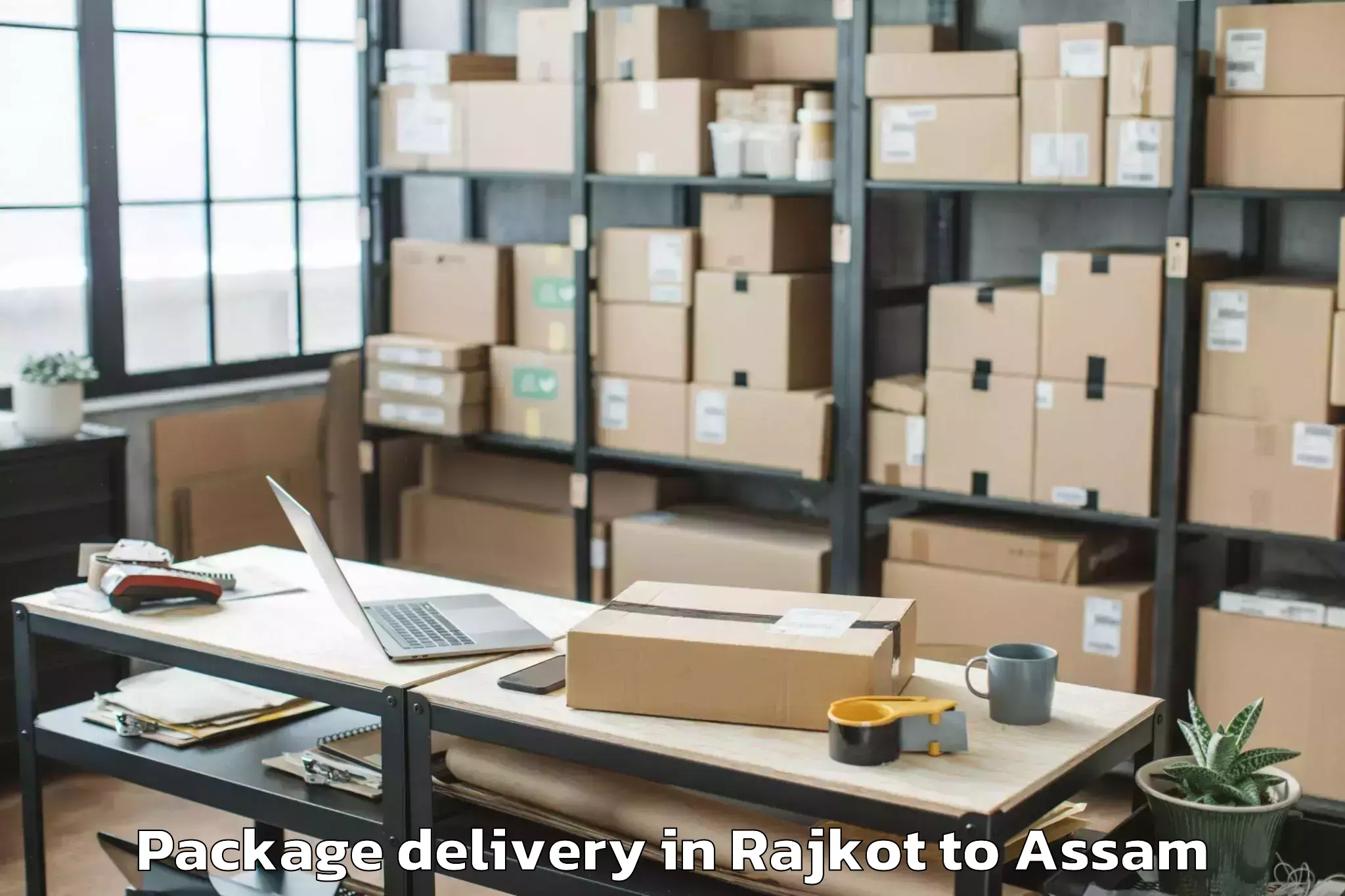 Expert Rajkot to Nazira Package Delivery